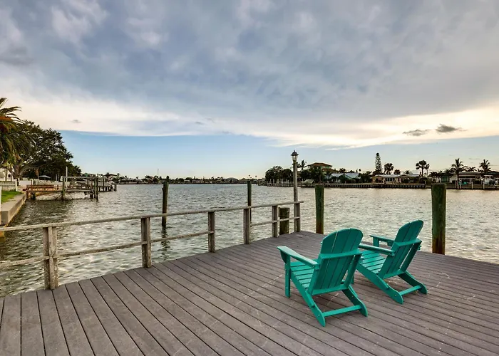 Ocean View, Pool & Boat Dock: Indian Rocks Retreat